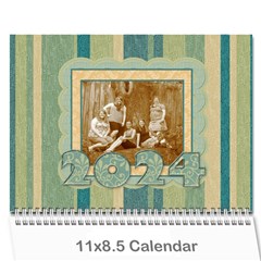 2025 Summer Breeze 12 Month Calendar - Wall Calendar 11  x 8.5  (12-Months)