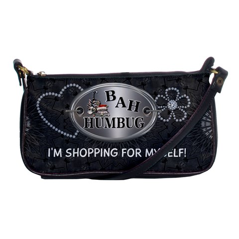 Bah Humbug Shoulder Clutch Bag By Lil Front