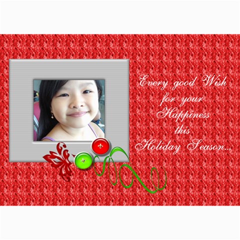 7x5 Christmas Greeting Cards By Happylemon 7 x5  Photo Card - 1