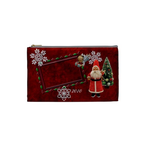 Santa Brought Us The Best Present In 2010 Small Cosmetic Case By Ellan Front