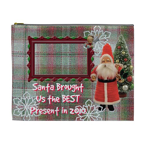 Santa Brought Us The Best Present In 2010 Cosmetic Case By Ellan Front