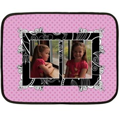 Fancy Little Girl Mini Fleece Blanket (4 styles) - Fleece Blanket (Mini)