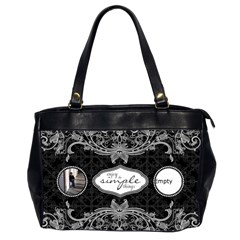 Enjoy The Simple Things Oversized Office Handbag - Oversize Office Handbag (2 Sides)