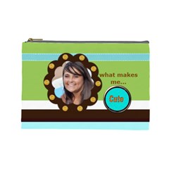 lg cosmetic bag-what makes me cute (7 styles) - Cosmetic Bag (Large)