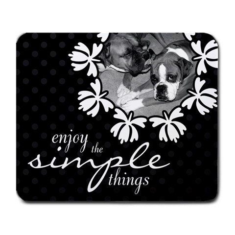 Enjoy The Simple Things Mouse Pad By Klh Front