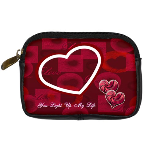 You Light Up My Life Red Love Digital Camera Case By Ellan Front