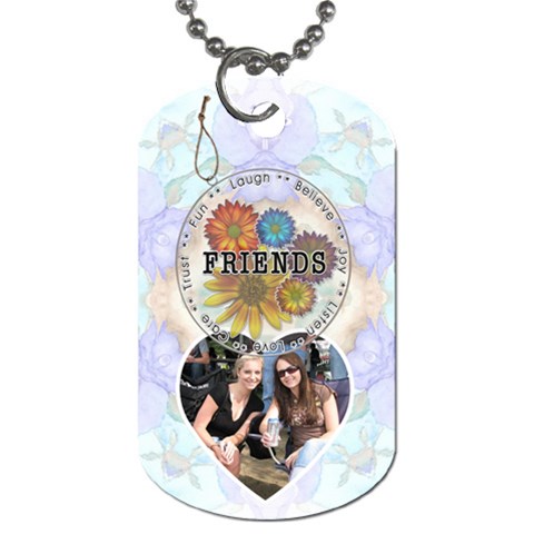 Friends Dog Tag By Lil Front