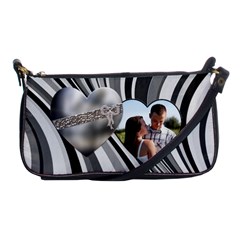 Swirl Heart Shoulder Clutch Bag