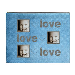 love, love, love extra large cosmetic bag (7 styles) - Cosmetic Bag (XL)