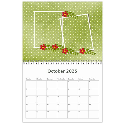 Photo Calendar (12 Oct 2025