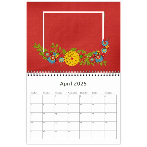 Photo Calendar (12 Apr 2025