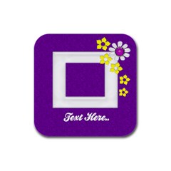 Purple Square Photo Coaster