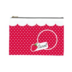 Strawberries cosmetic bag L 02 (7 styles) - Cosmetic Bag (Large)