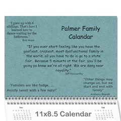 Palmer  - Wall Calendar 11  x 8.5  (12-Months)