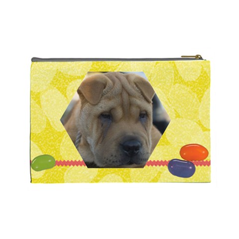 Jelly Bean Large Cosmetic Case By Joan T Back