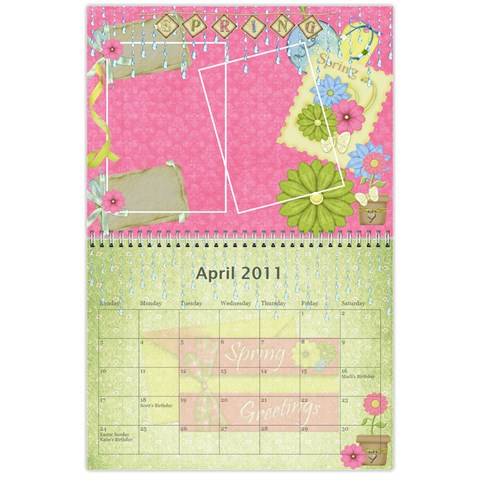 Mom s Calendar 2011 By Linda Ward Apr 2011