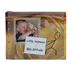 Little Person - Big Attitude XL Cosmetic Bag (7 styles) - Cosmetic Bag (XL)