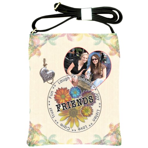 Friends Shoulder Sling Bag By Lil Front