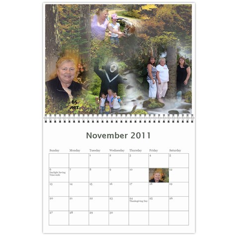 Calendar 2011  Anna By Tania Nov 2011