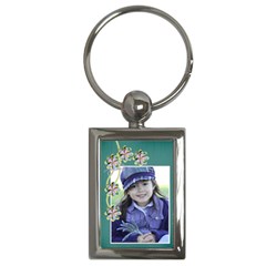 Key Chain (Rectangle) - Flowers11