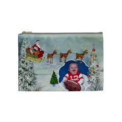 Here Comes Santa Medium Cosmetic bag (7 styles) - Cosmetic Bag (Medium)
