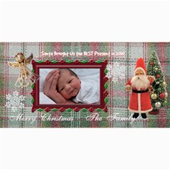 Santa Brought Us the Best Present in 2010 8x4 Photo Card - 4  x 8  Photo Cards