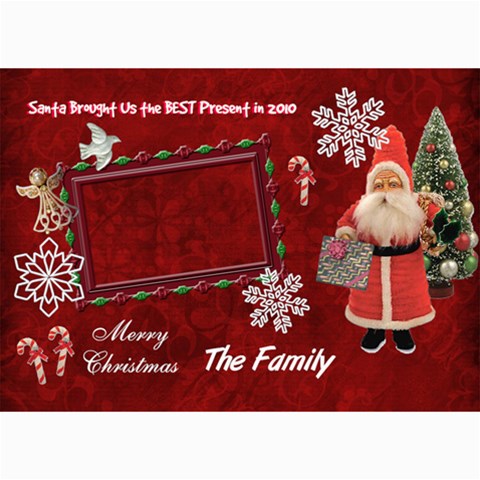 Santa Brought Us The Best Present In 2024 5x7 Photo Christmas Card By Ellan 7 x5  Photo Card - 4