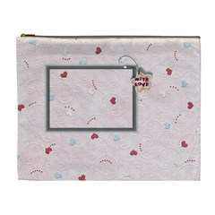 With love - pink - Cosmetic Bag (XL)