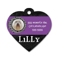 Dog tag - Dog Tag Heart (Two Sides)