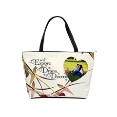 Explore, Dream, Discover Shoulder Handbag - Classic Shoulder Handbag