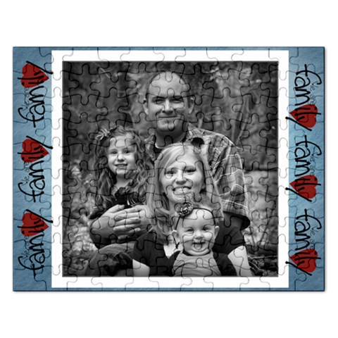 Single Photo Family Puzzlw By Amanda Bunn Front