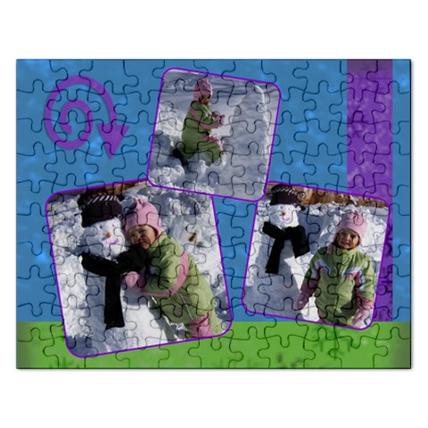 3 Photo Snow Puzzle By Amanda Bunn Front