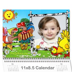 kalendar dari - Wall Calendar 11  x 8.5  (12-Months)