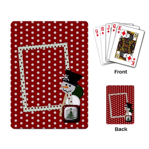 Christmas Playing Cards 1001 By Lisa Minor Back