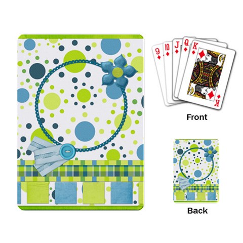 Playing Card Bluegrass 1001 By Lisa Minor Back