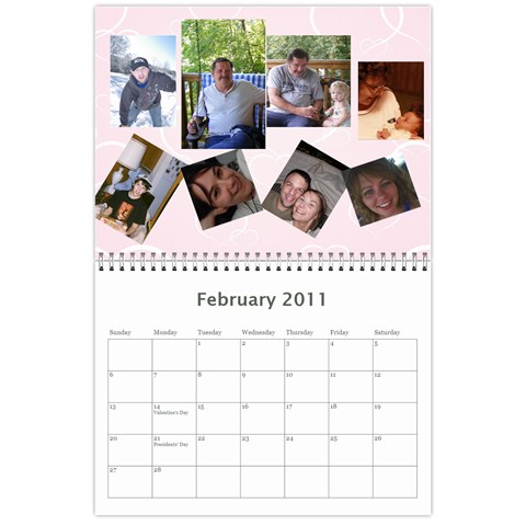 Family Calendar By Jeri Feb 2011