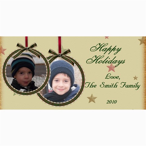 Christmas Card By Christina Nadeau 8 x4  Photo Card - 2