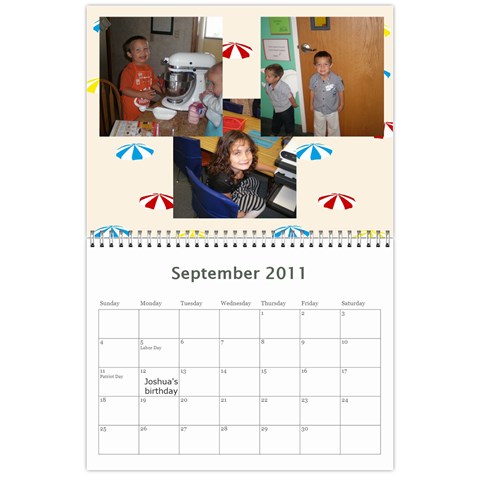 Calendar By Mary Sep 2011