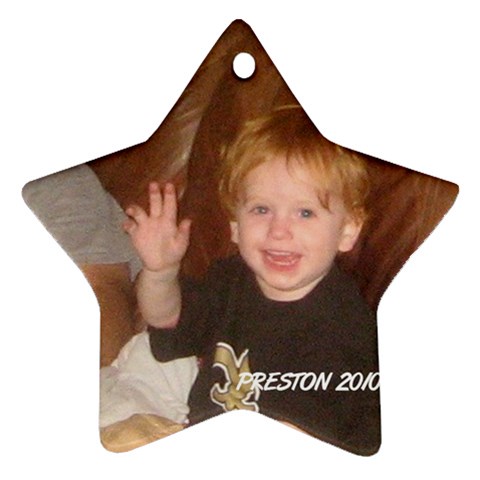 Preston Ornament By Cindy Blair Speigle Back