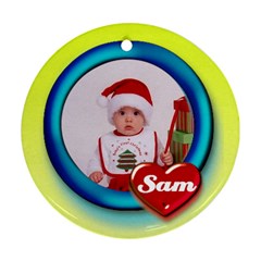 Sam heart - Ornament - Ornament (Round)