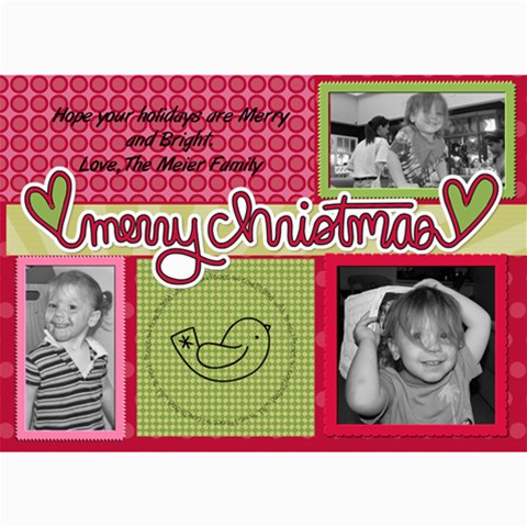 Collage Card By Martha Meier 7 x5  Photo Card - 3