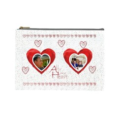 All of my heart medium cosmetic bag (7 styles) - Cosmetic Bag (Large)
