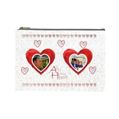 All of my heart medium cosmetic bag (7 styles) - Cosmetic Bag (Large)