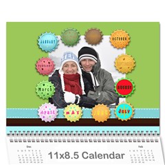 Kalendar 2011 - Wall Calendar 11  x 8.5  (12-Months)