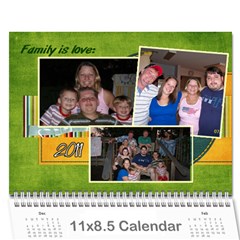 Bal - Wall Calendar 11  x 8.5  (12-Months)