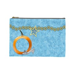 Cosmetic Bag-Ella in Blue Large 1001 (7 styles) - Cosmetic Bag (Large)