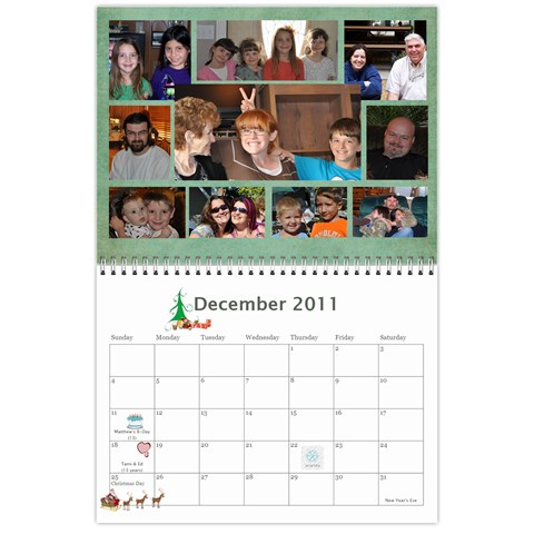 2011 Calendar By Michelle Leifson Dec 2011