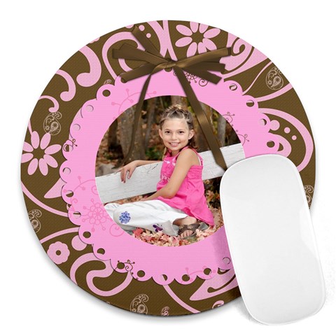 Pink Chocolate Mouse Pad By Danielle Christiansen Front