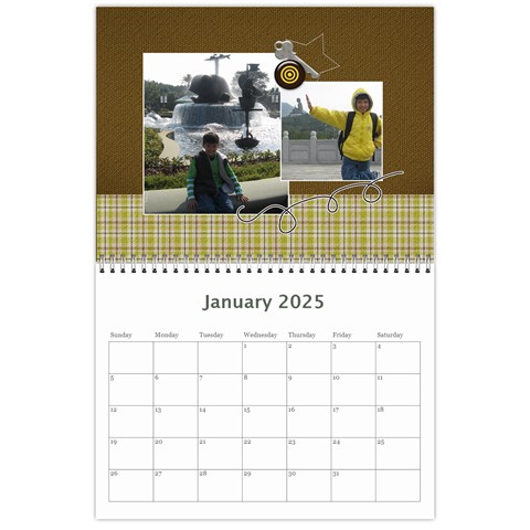 Calendar Jan 2025