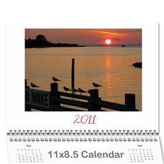 dad & jane 2011 - Wall Calendar 11  x 8.5  (12-Months)